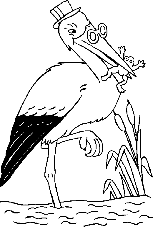 Kép: http://www.coloring-pictures.net/drawings/ciconia/a-White-Stork-is-eating-a-frog.php :)